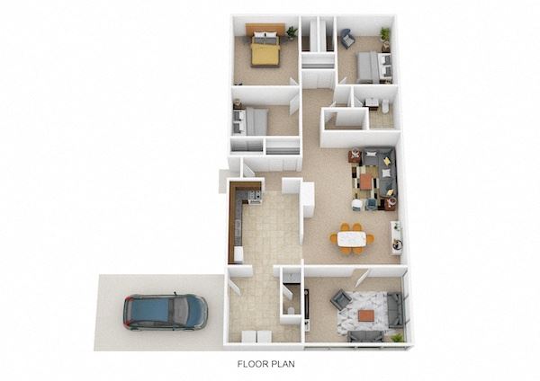 3 Bed 1.5 Bath Single Home